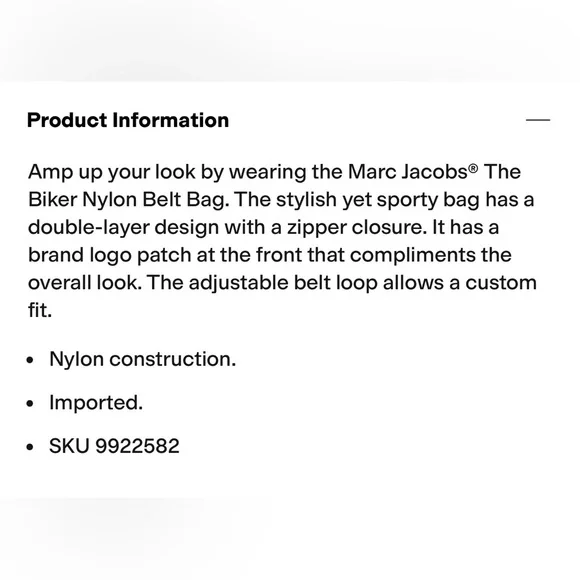 Marc Jacobs Biker Nylon Belt Bag - Picture 4 of 9